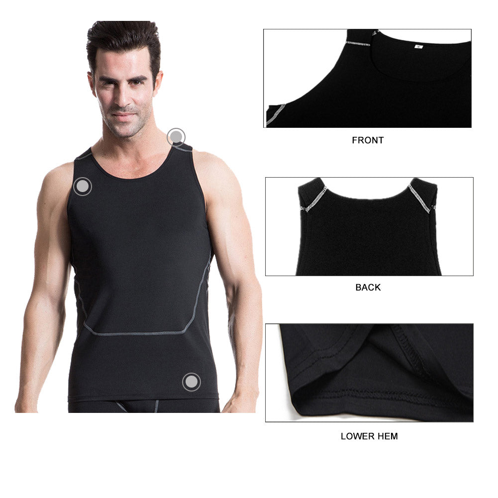 Men Workout Tank Tops Sleeveless Gym Shirts Male Bodybuilding Fitness Muscle Tee Shirts