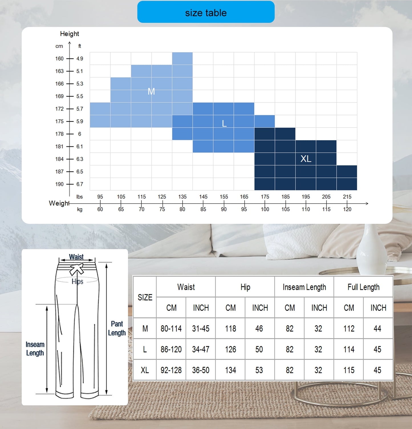 LANBAOSI 2 Pack Mens Pajama Pants Set Bottoms Fleece Lounge Sleepwear Lightweight Plaid pj Pants with Pockets Microfleece