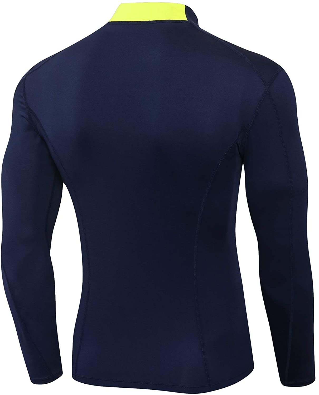 2 Pack Men Thermal Turtle Mock Neck Shirts Male Compression Long Sleeve Tops LANBAOSI