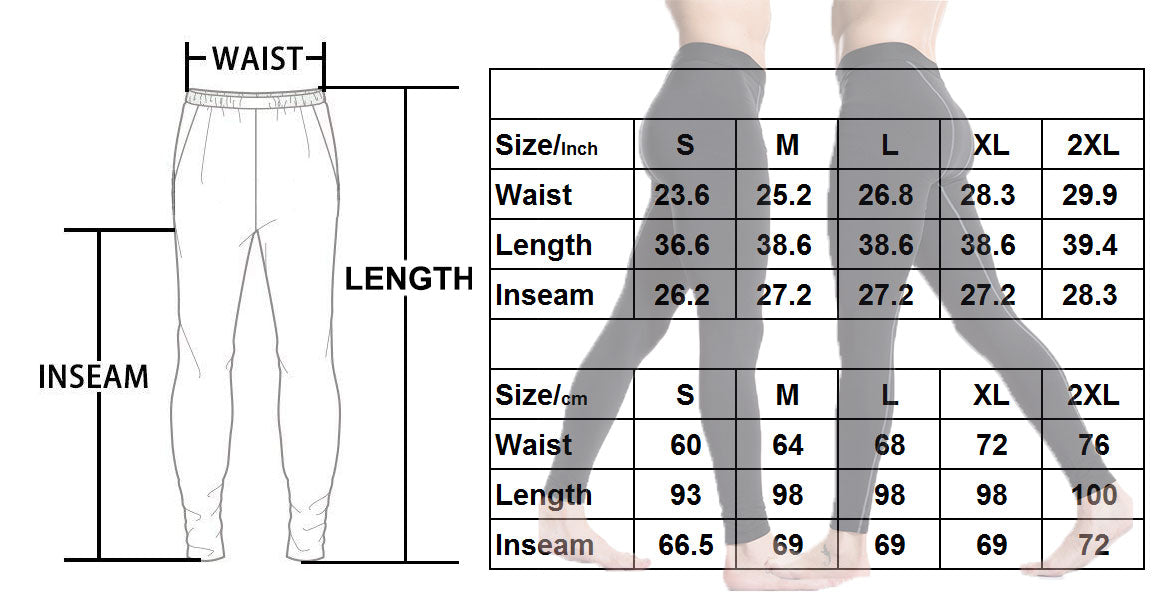 3 Pack Men Compression Pants Cool Dry Male Baselayer Tights Leggings LANBAOSI