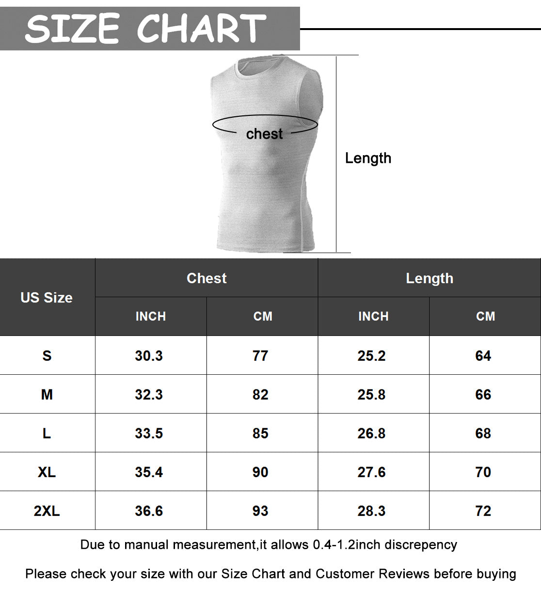 3 Pack Men's Running Compression Sleeveless Dry Base Layer Tank Top LANBAOSI