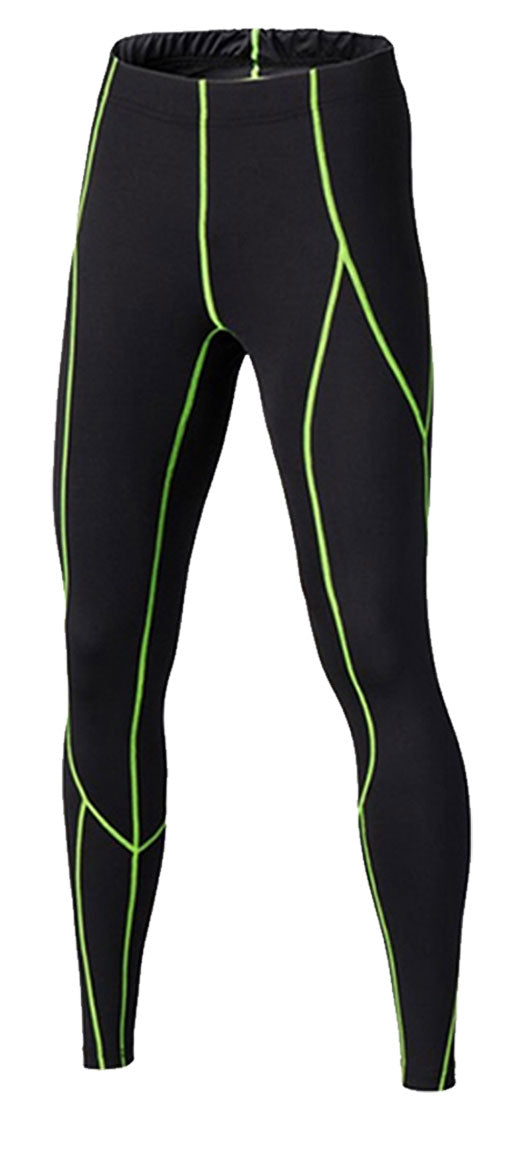 Boy's Sports Running Stretch Pants Compression Football Legging LANBAOSI