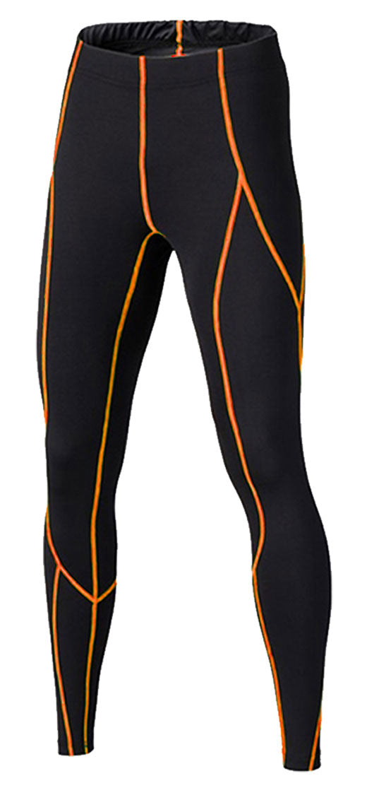 Boy's Sports Running Stretch Pants Compression Football Legging LANBAOSI