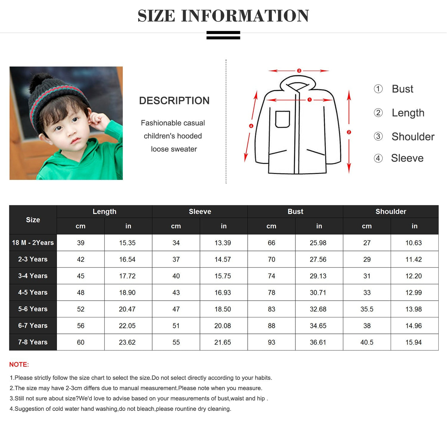 LANBAOSI Boys Children's Cotton Hoodie Spring Long Sleeve Pullover Hooded Sweatshirt LANBAOSI