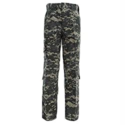 LANBAOSI Men Military Multicam Woodland Camo Airsoft BDU Pants LANBAOSI