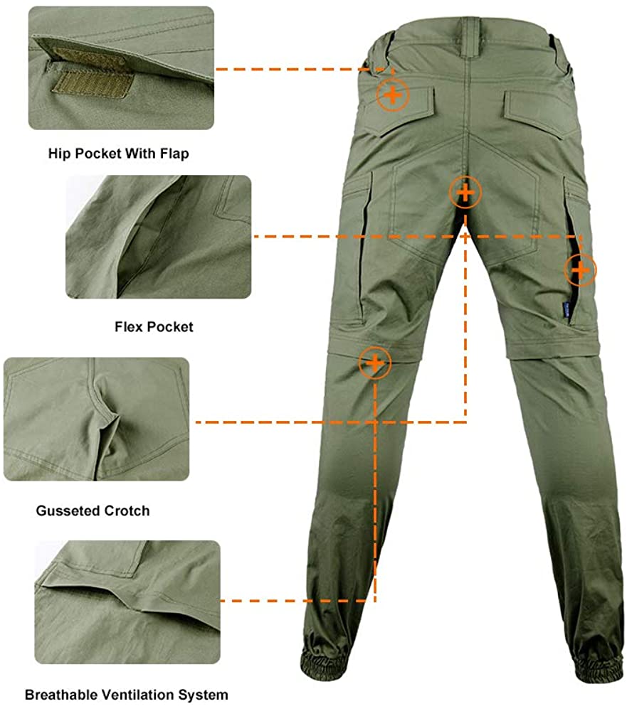 LANBAOSI Men Tactical Military Army Airsoft Hunting Pants LANBAOSI