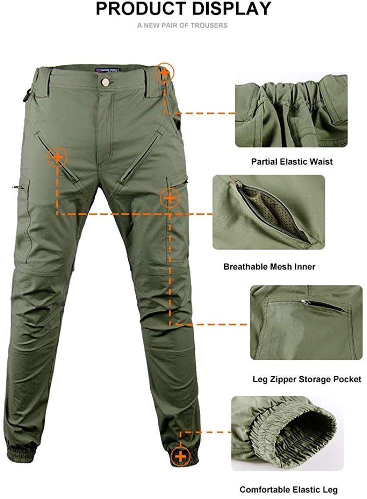 LANBAOSI Men Tactical Military Army Airsoft Hunting Pants LANBAOSI