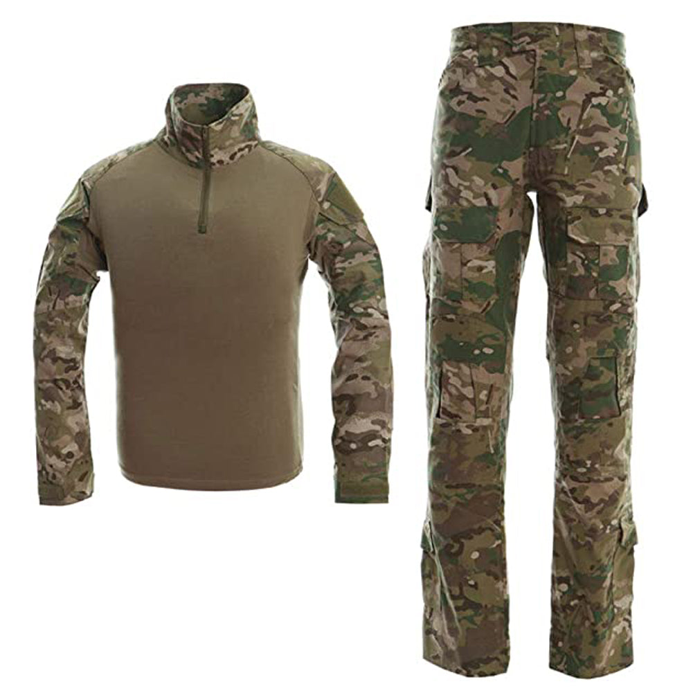 LANBAOSI Men's Military Army Tactical Combat Uniforms Airsoft Clothes LANBAOSI