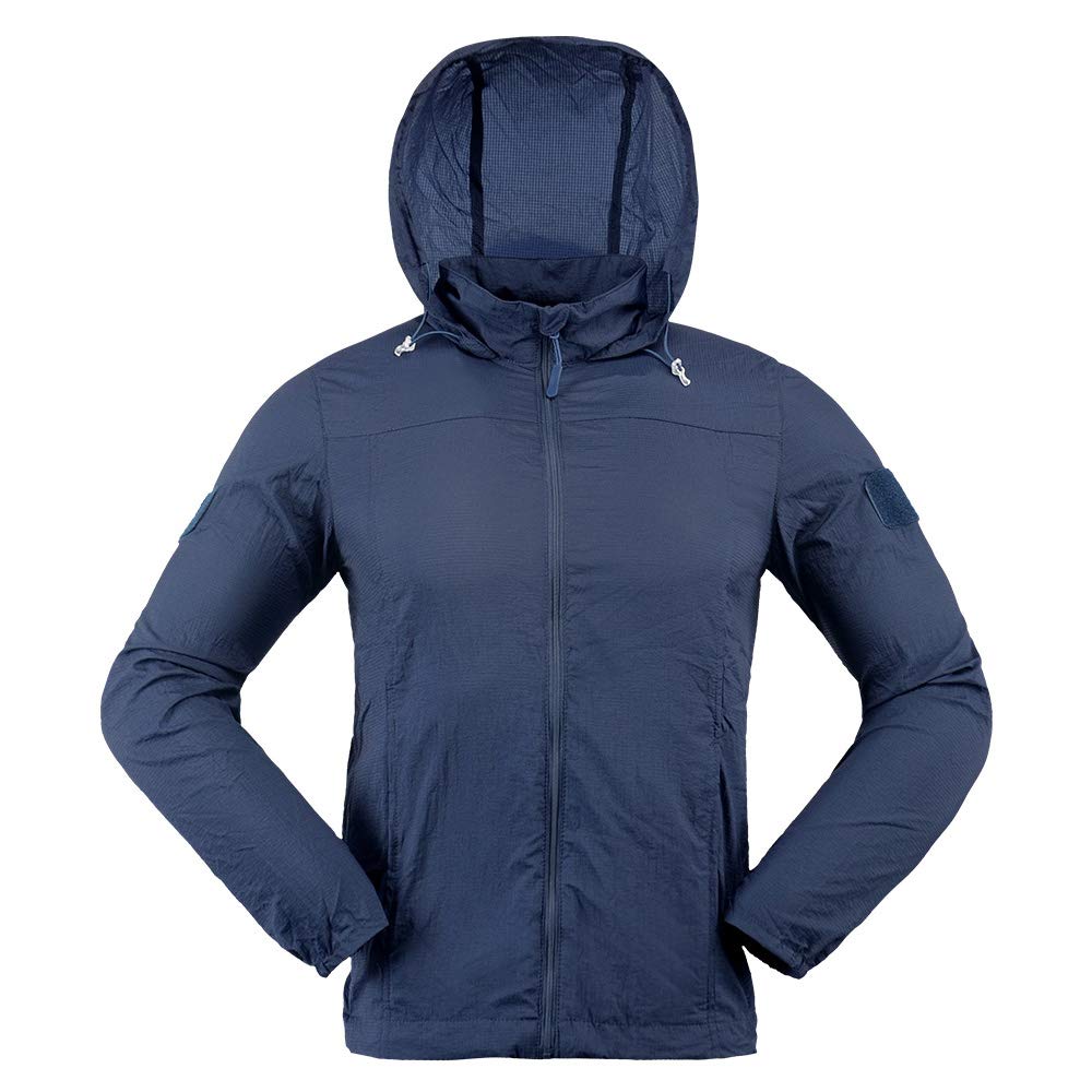 LANBAOSI Mens Raincoats Windbreaker Jacket Lightweight Quick Dry Nylon Jacket LANBAOSI