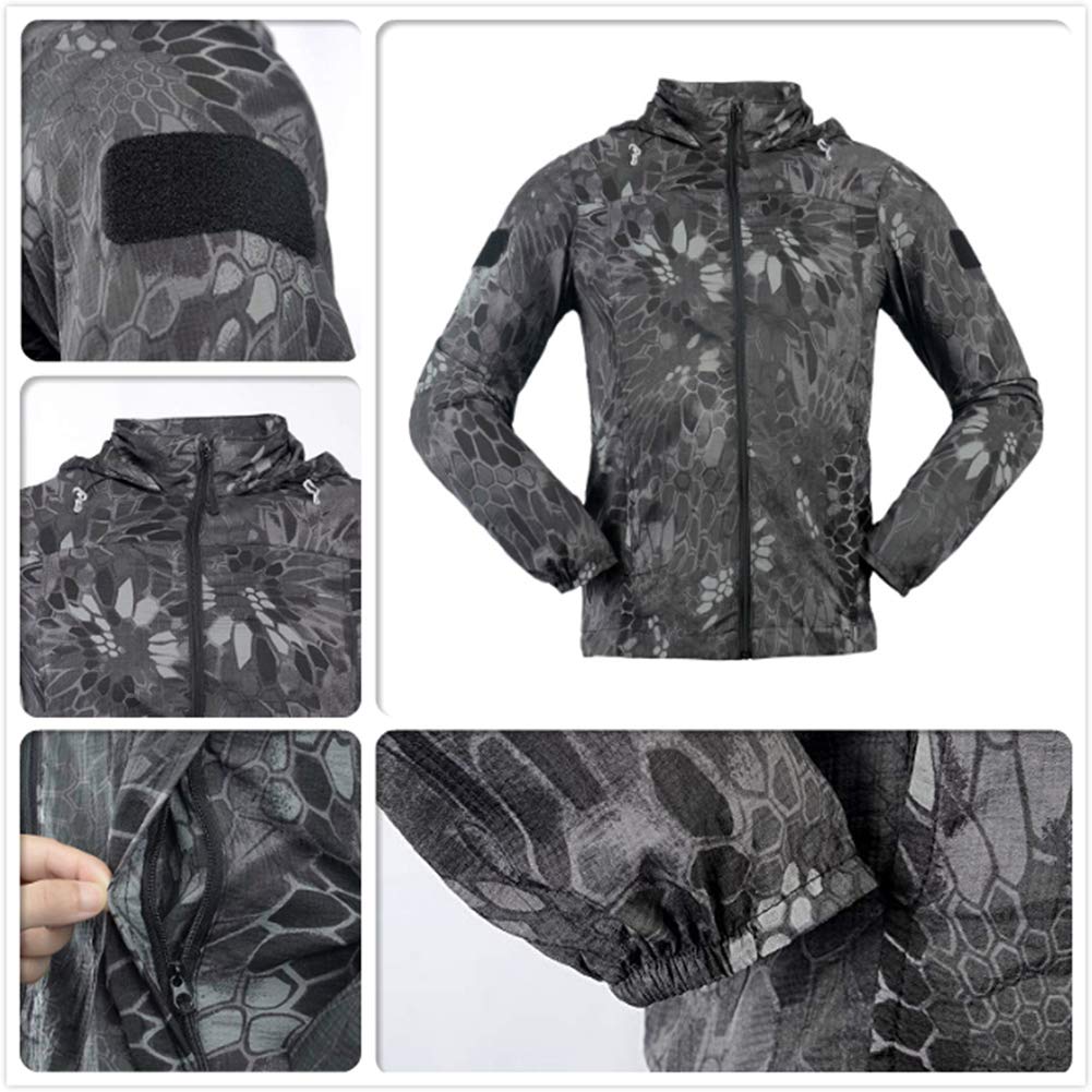 LANBAOSI Mens Raincoats Windbreaker Jacket Lightweight Quick Dry Nylon Jacket LANBAOSI