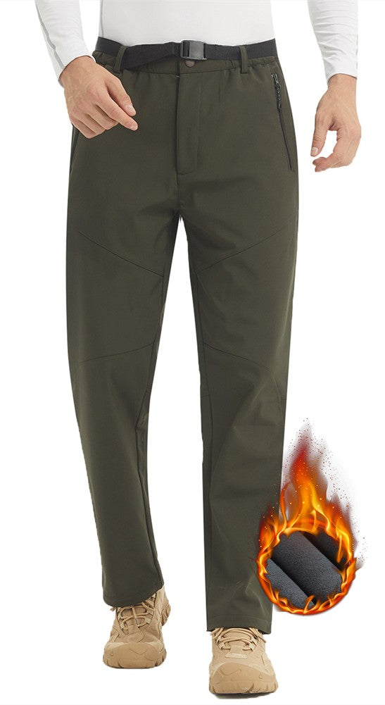 LANBAOSI Softshell Fleece Lined Snow Ski Winter Outdoor Hiking Pants LANBAOSI