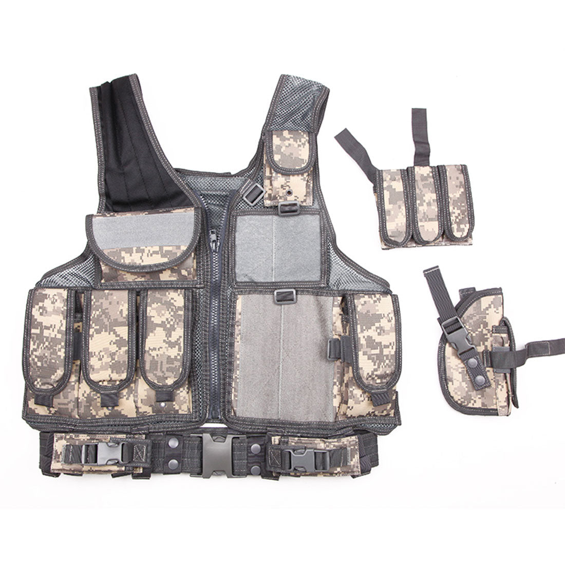 LANBAOSI Tactical Airsoft Vest Adjustable Modular Paintball Vest LANBAOSI