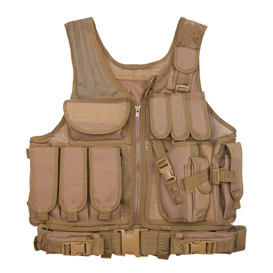 LANBAOSI Tactical Airsoft Vest Adjustable Modular Paintball Vest LANBAOSI