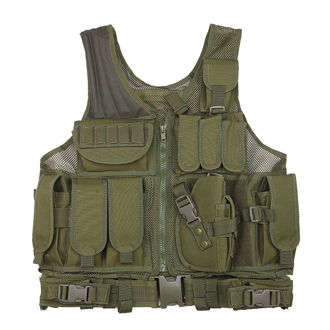 LANBAOSI Tactical Airsoft Vest Adjustable Modular Paintball Vest LANBAOSI