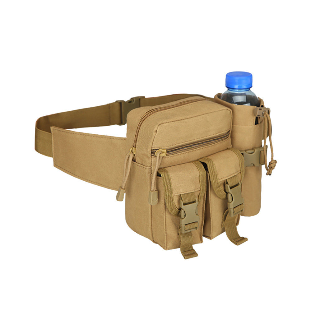 LANBAOSI Tactical Waist Bag Military Fanny Pack with Detachable Water Bottle Holder LANBAOSI