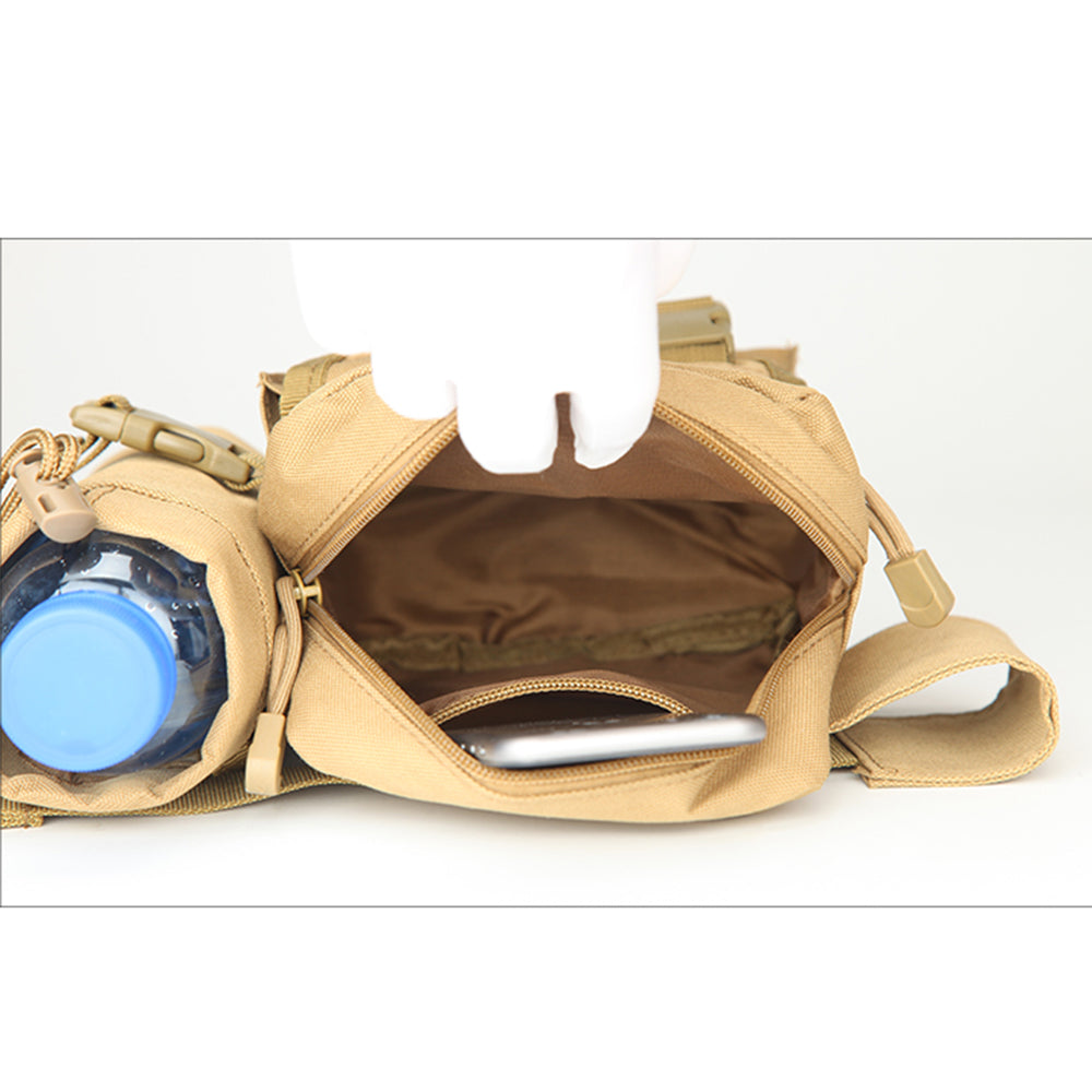 LANBAOSI Tactical Waist Bag Military Fanny Pack with Detachable Water Bottle Holder LANBAOSI
