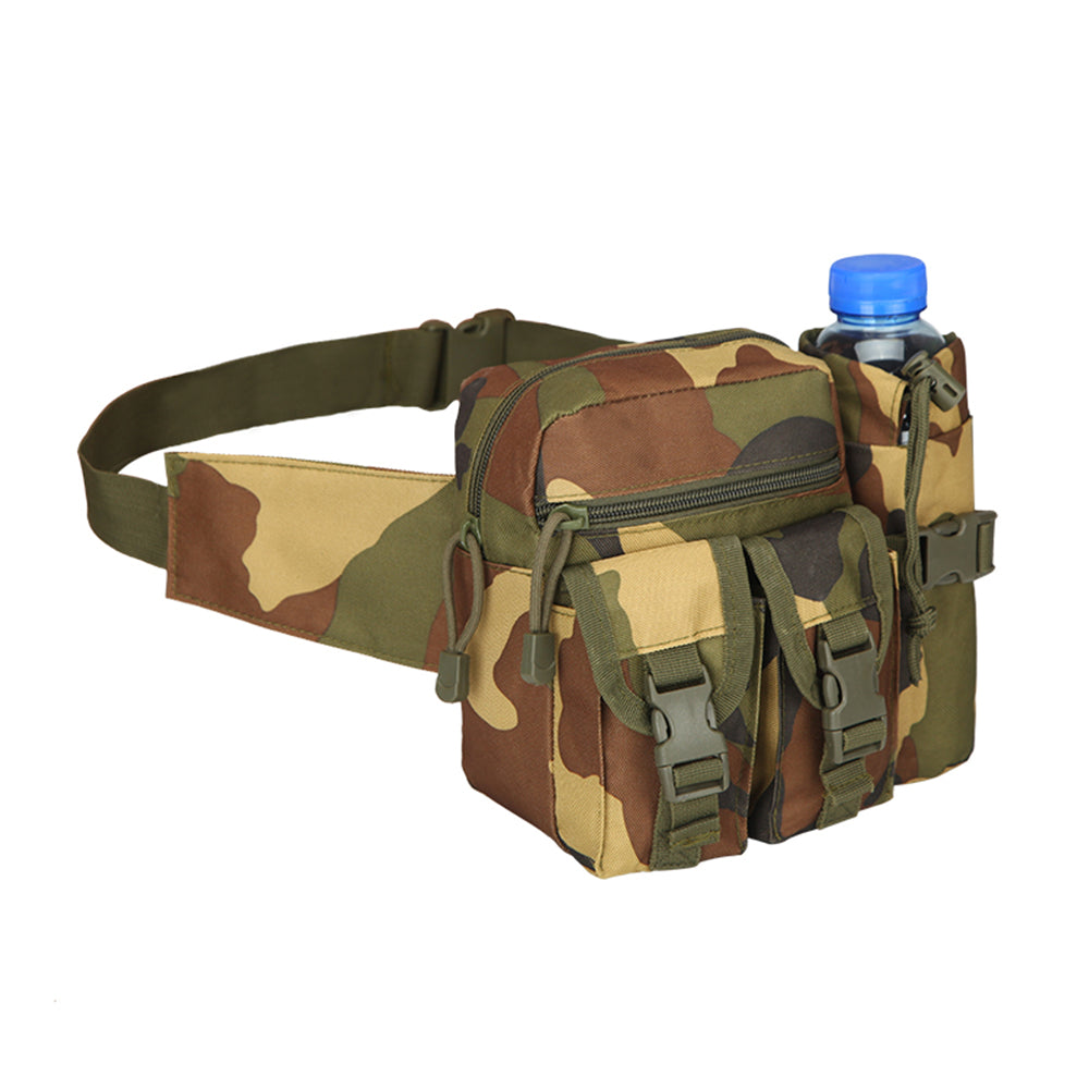 LANBAOSI Tactical Waist Bag Military Fanny Pack with Detachable Water Bottle Holder LANBAOSI