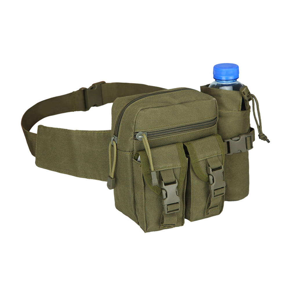 LANBAOSI Tactical Waist Bag Military Fanny Pack with Detachable Water Bottle Holder LANBAOSI