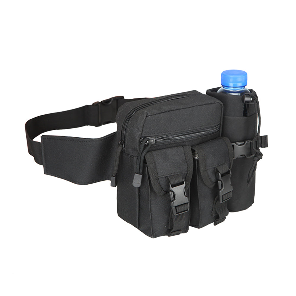 LANBAOSI Tactical Waist Bag Military Fanny Pack with Detachable Water Bottle Holder LANBAOSI