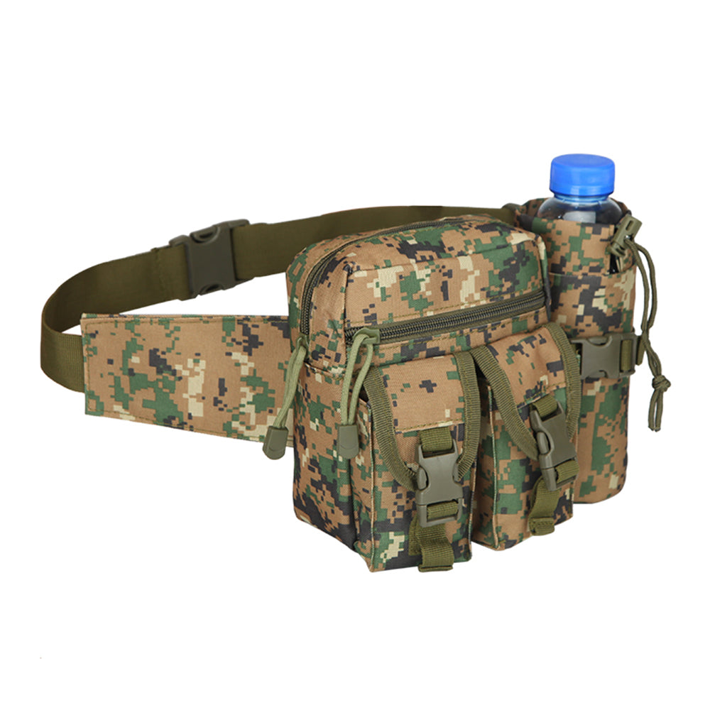 LANBAOSI Tactical Waist Bag Military Fanny Pack with Detachable Water Bottle Holder LANBAOSI