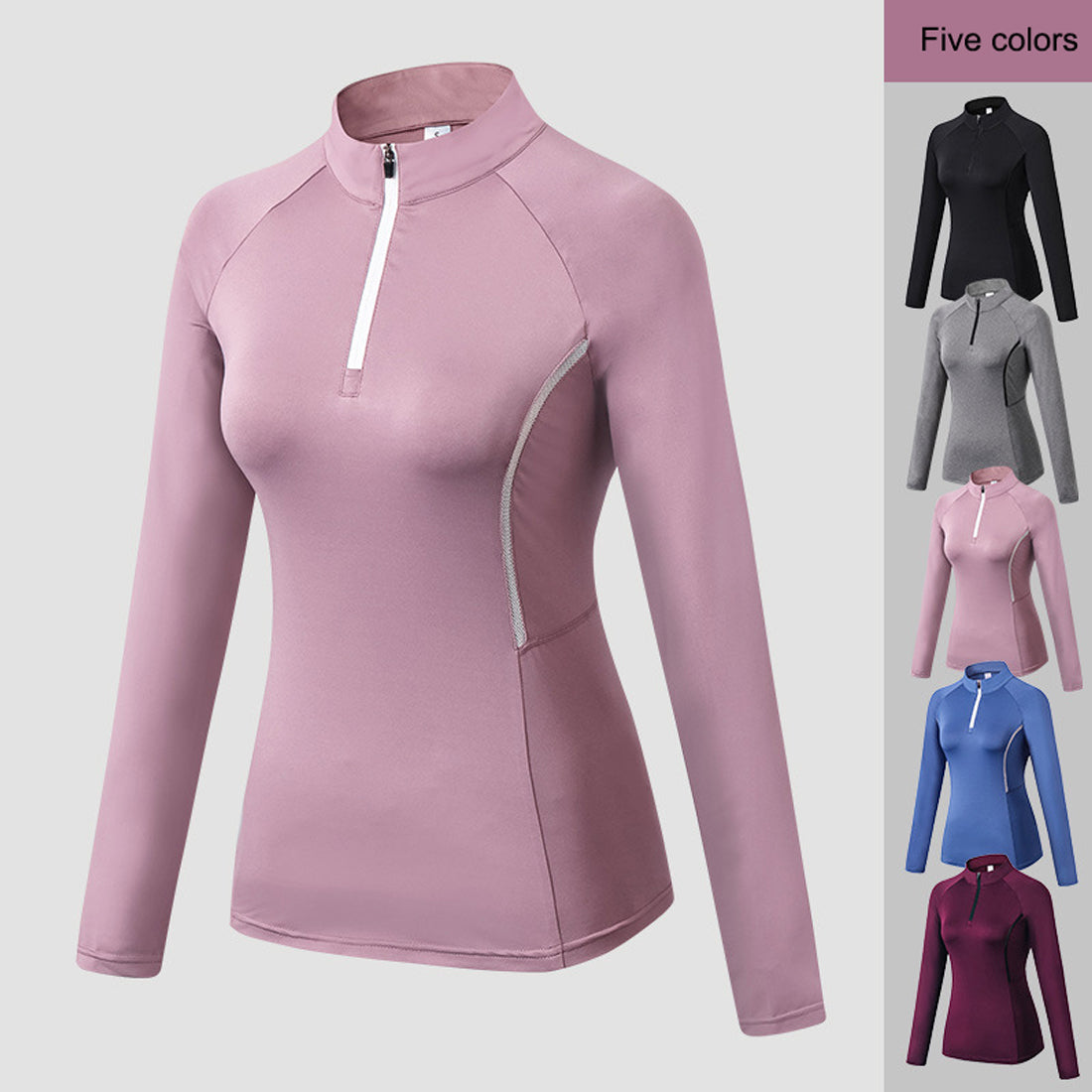 LANBAOSI Women's Dance Jacket Pullover 1/4 Zip Fleece Lined LANBAOSI