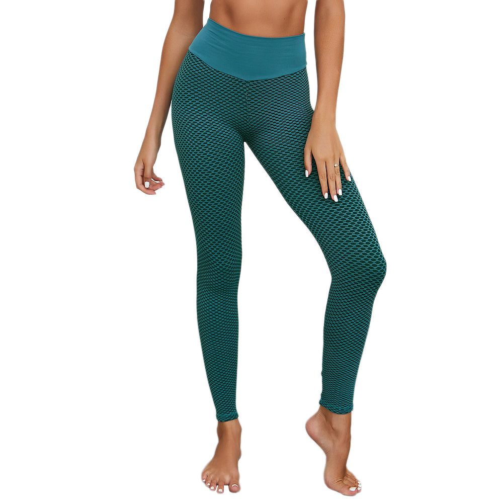 LANBAOSI Womens Dance Leggings Seamless Ruched High Waist Pants Stretch Tights LANBAOSI