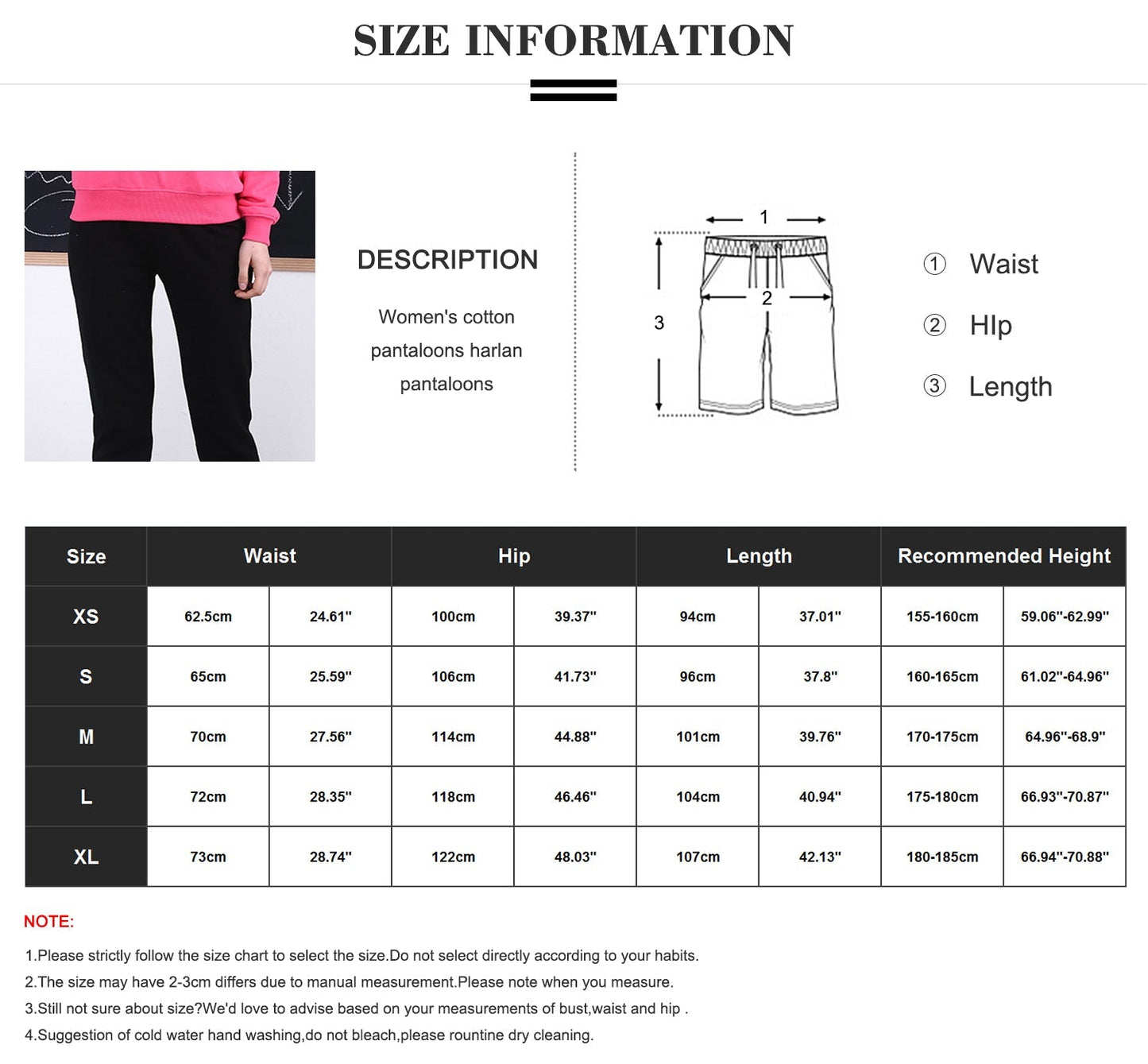 LANBAOSI Womens Dance Pants Cotton Jogger With Pockets Drawstring Elastic Waist Sweatpants LANBAOSI