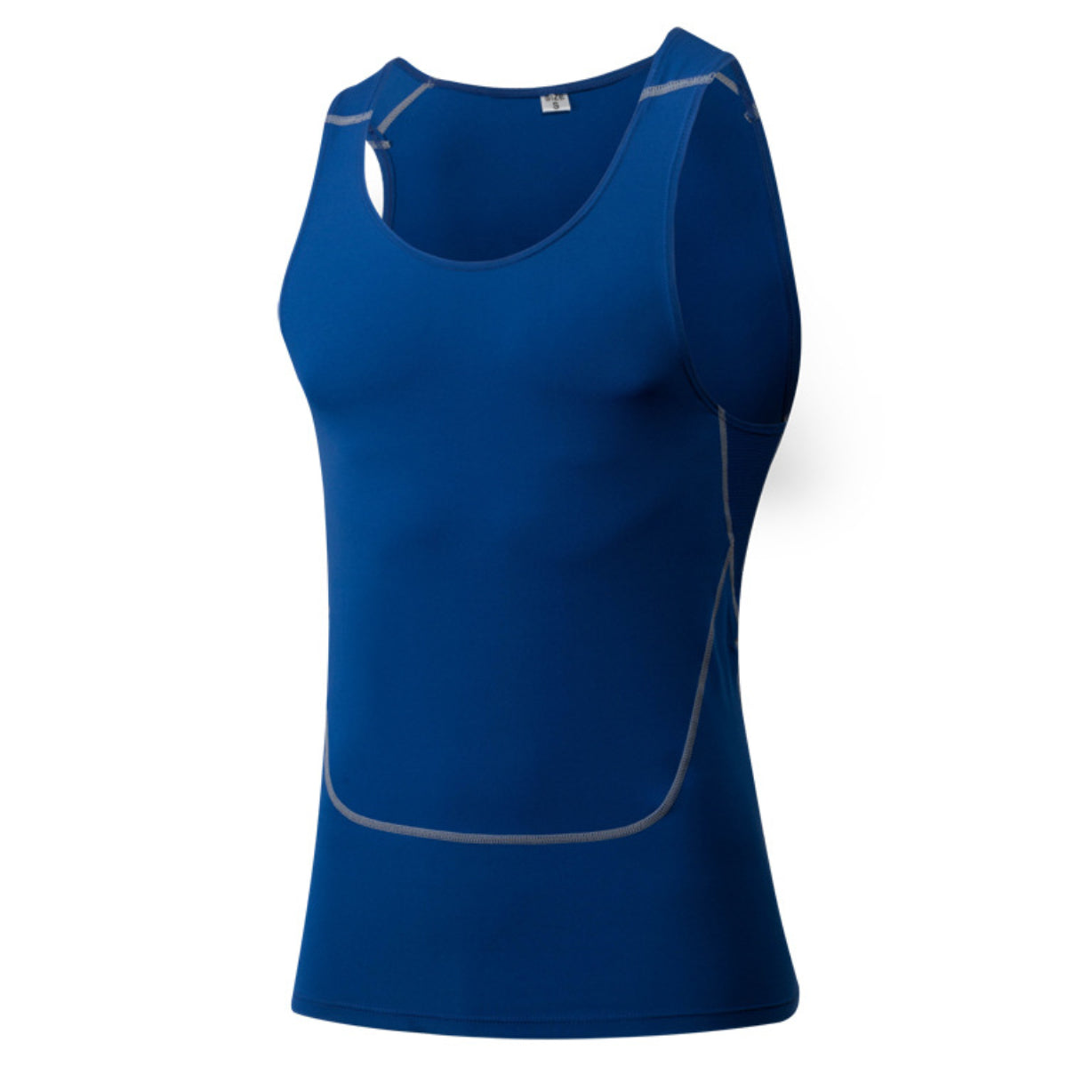 Men Compression Wrokout Tank Top Cool Dry Sports Under Male Baselayer Sleeveless Shirt LANBAOSI