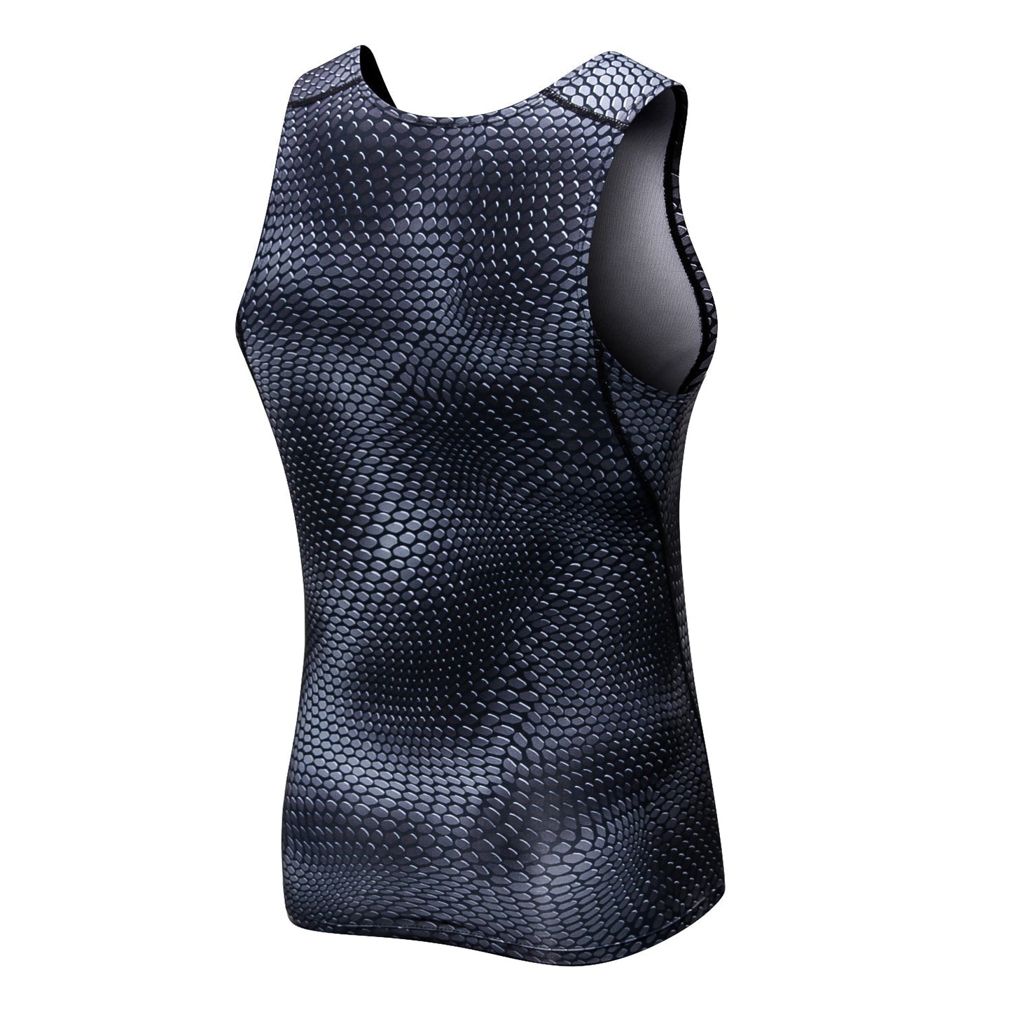 Men Cycing Base Layer Tank Quick Drying Compression Tops LANBAOSI
