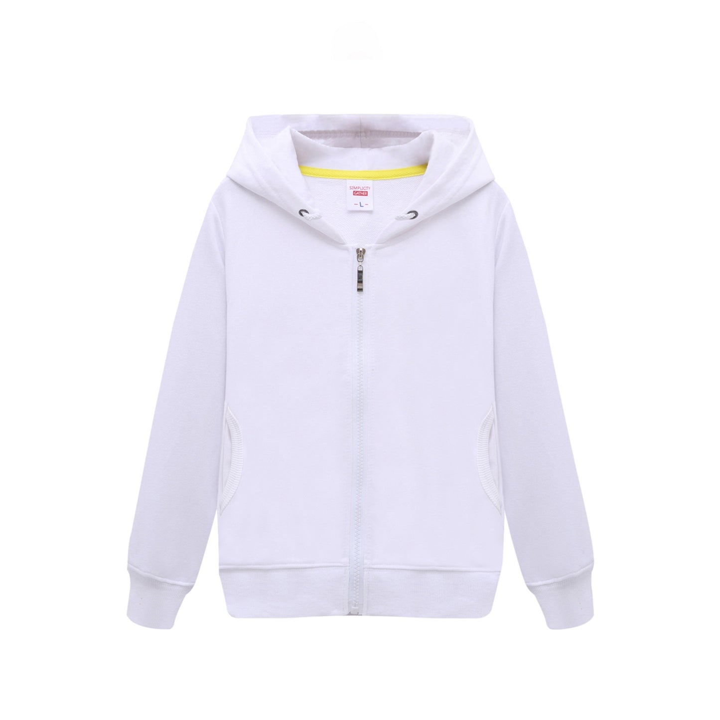Men Full Zip Hooded Sweatshirt Casual Long Sleeve Hoodie Jacket LANBAOSI