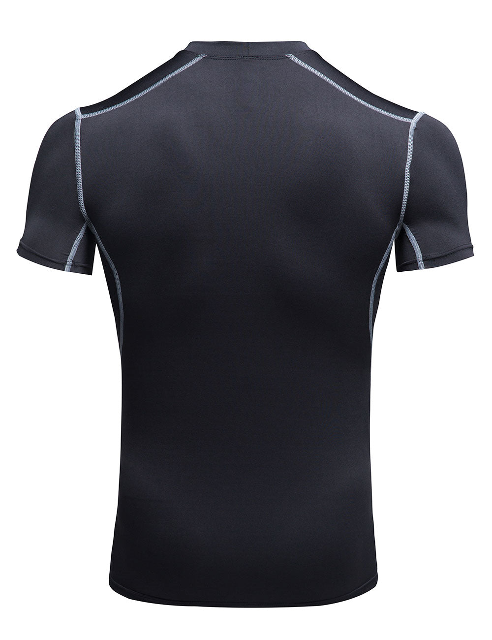 Men Short Sleeve Compression Shirt Cool Dry Workout Undershirts 3 Pack LANBAOSI