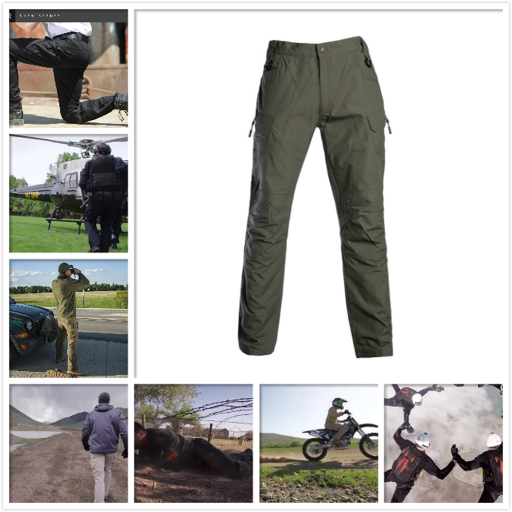Men's Camo BDU Tactical Cargo Gear Men Black Army Digital Pants LANBAOSI