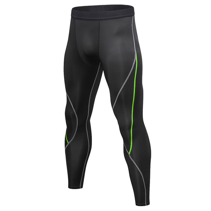 Men's Compression Pants Running Long Baselayer Workout Tights Legging LANBAOSI