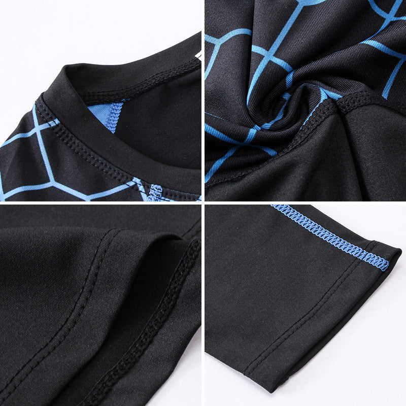 Men's Compression Shirts, Long Sleeve Athletic Base Layer Thermal Tops LANBAOSI