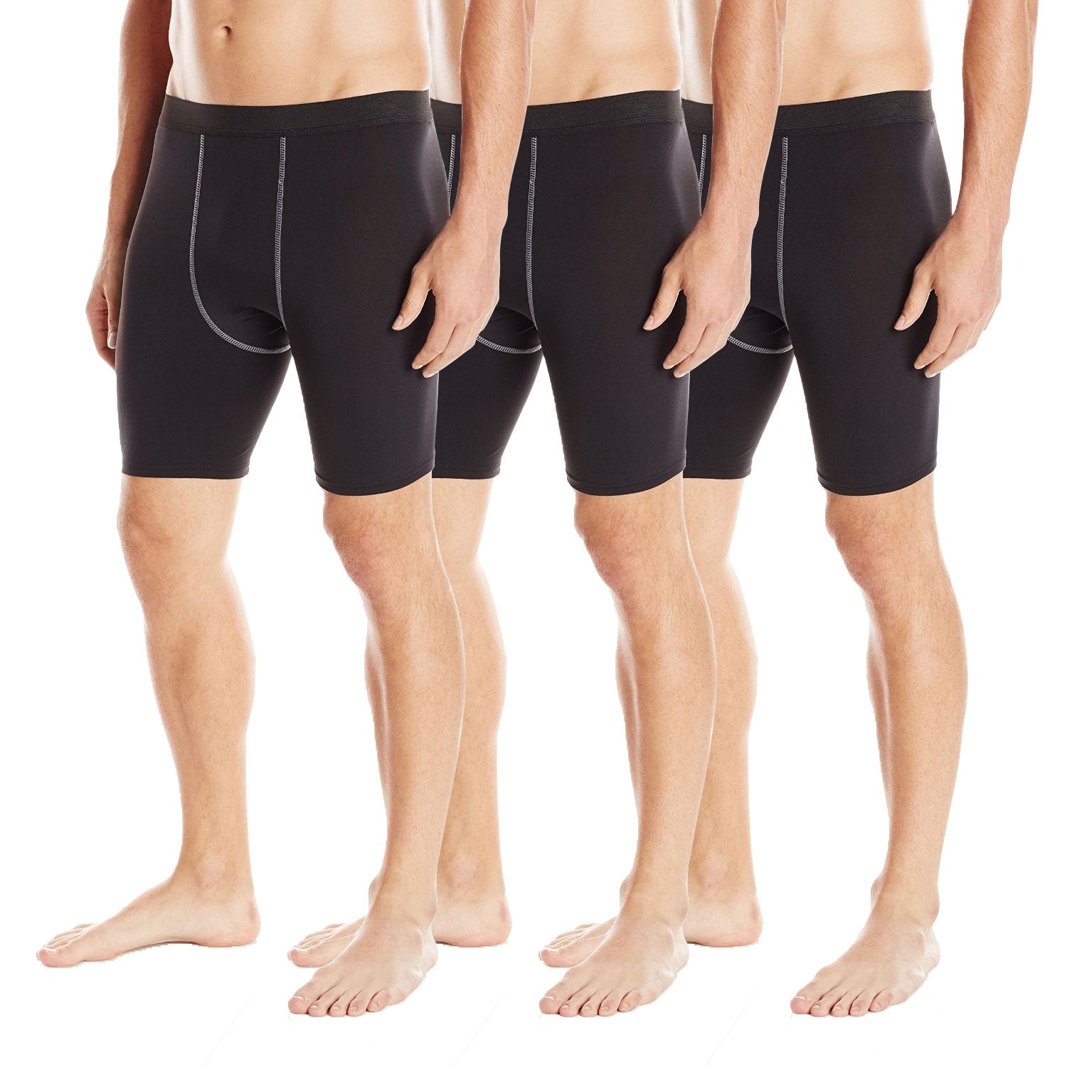 Men's Compression Shorts Cool Dry Active Sports Tights Baselayer Pants –  LANBAOSI