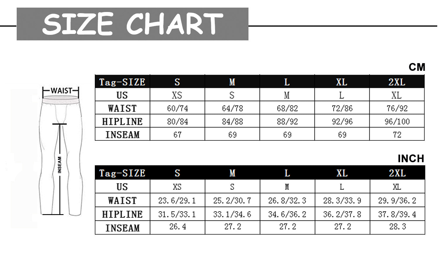 Men's Sport Thermal Fleece Compression Base Layer Leggings/Tights LANBAOSI