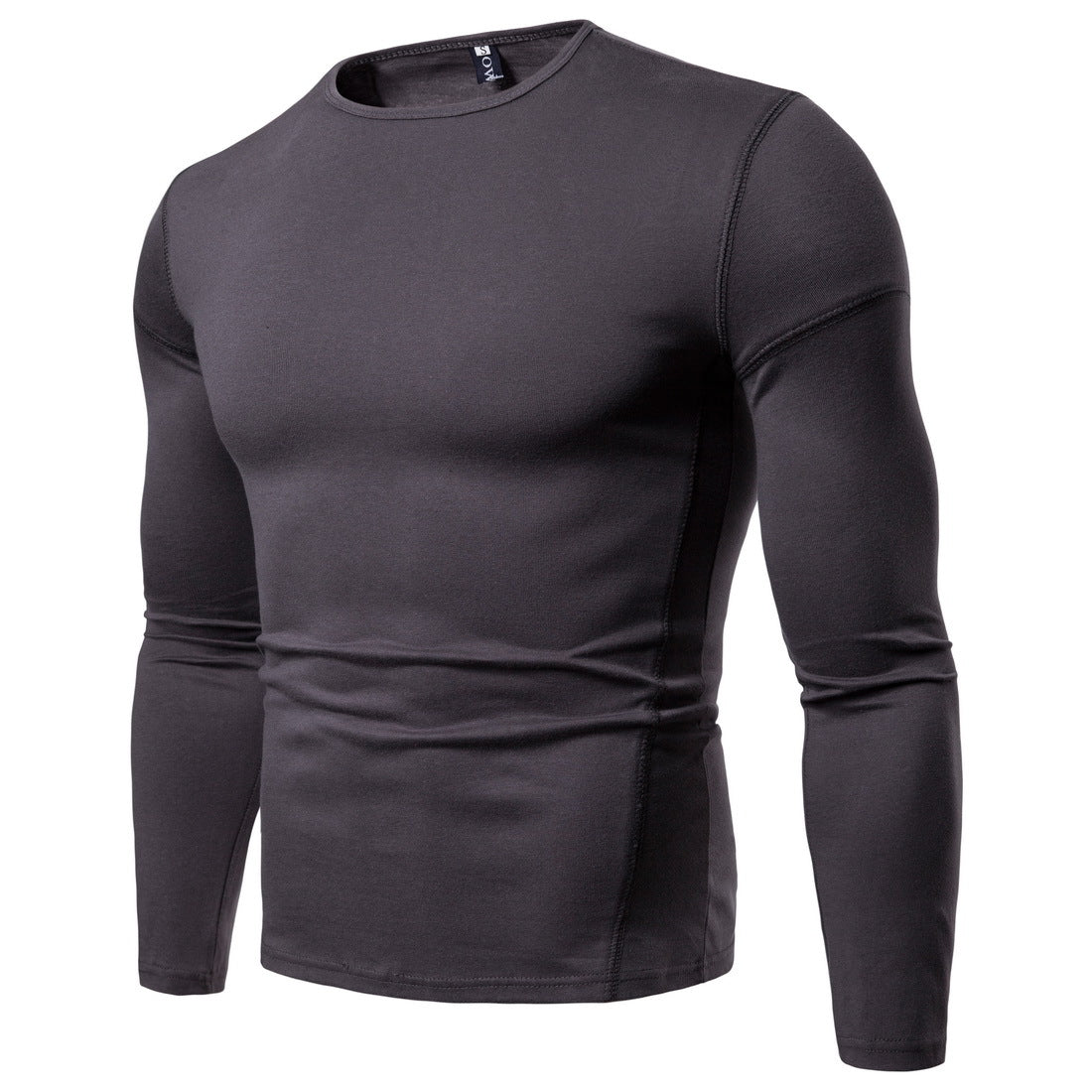 Men's Sports Jersey Running Gym Tops Strech Long Sleeve Baselayer LANBAOSI