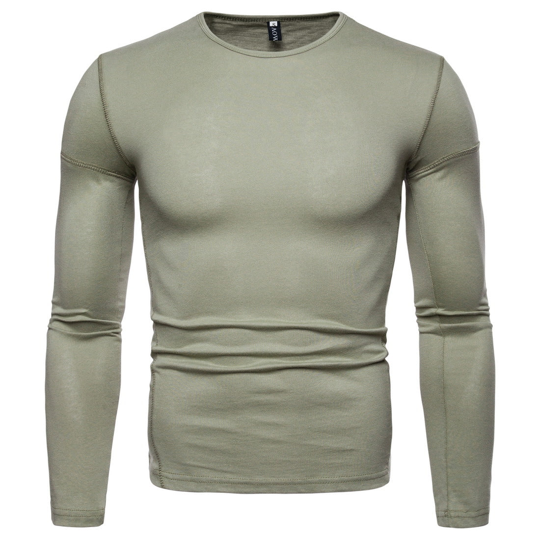 Men's Sports Jersey Running Gym Tops Strech Long Sleeve Baselayer LANBAOSI