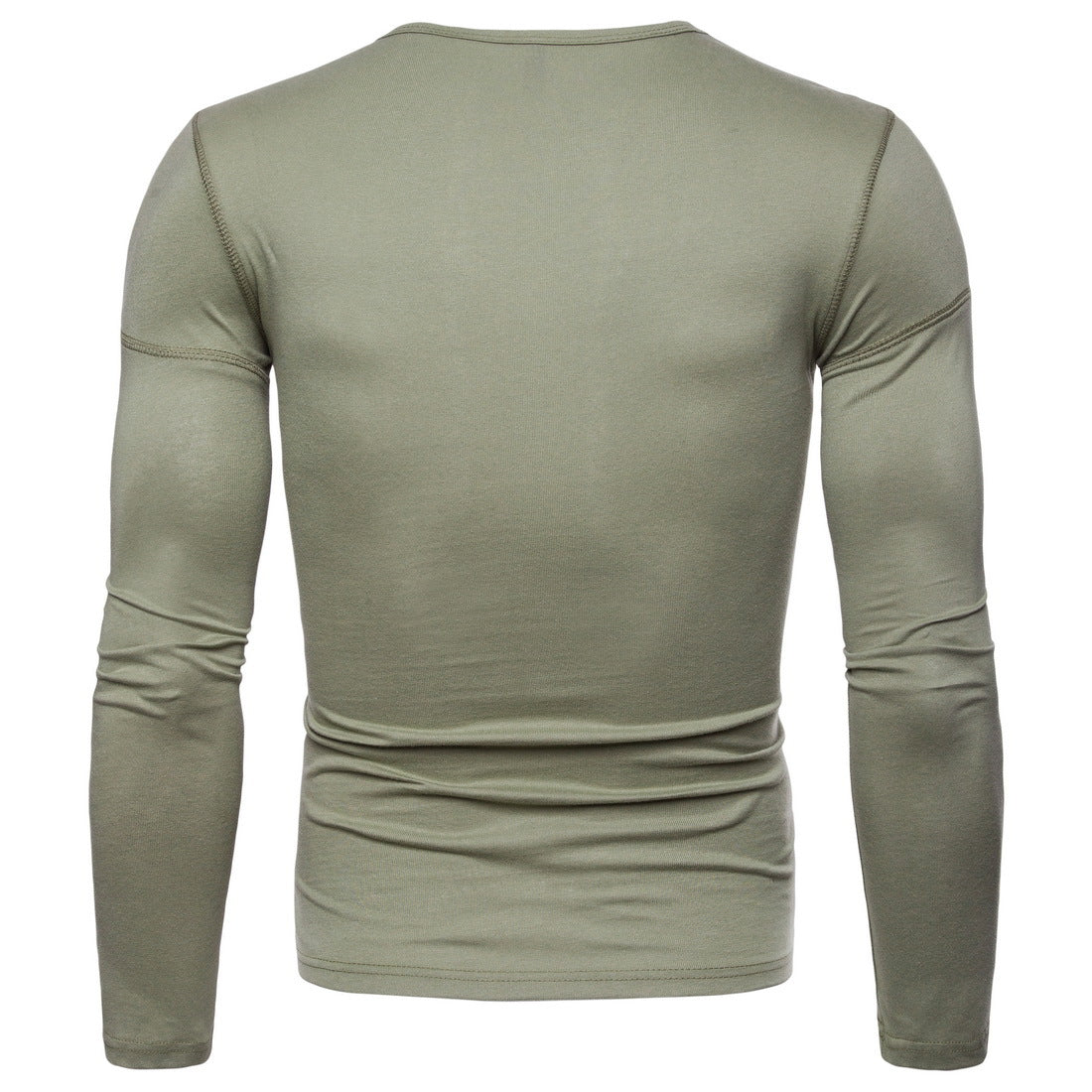 Men's Sports Jersey Running Gym Tops Strech Long Sleeve Baselayer LANBAOSI