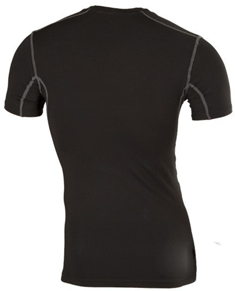 Men's Training Top Compression Short Sleeve Quick Dry Base Layer Shirt LANBAOSI
