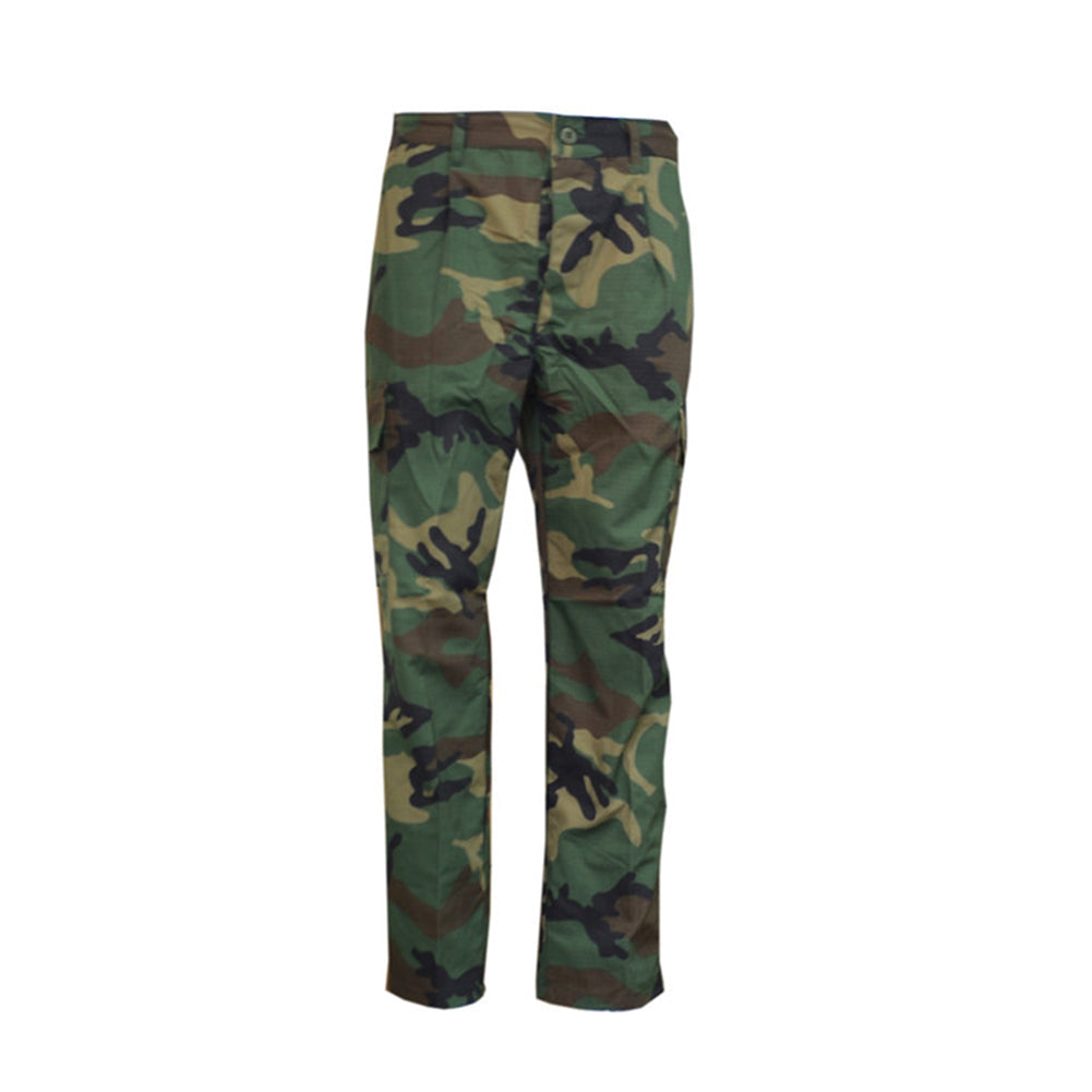 Mens Camo Army Combat BDU Pants Tactical Trousers Hiking Paintball LANBAOSI