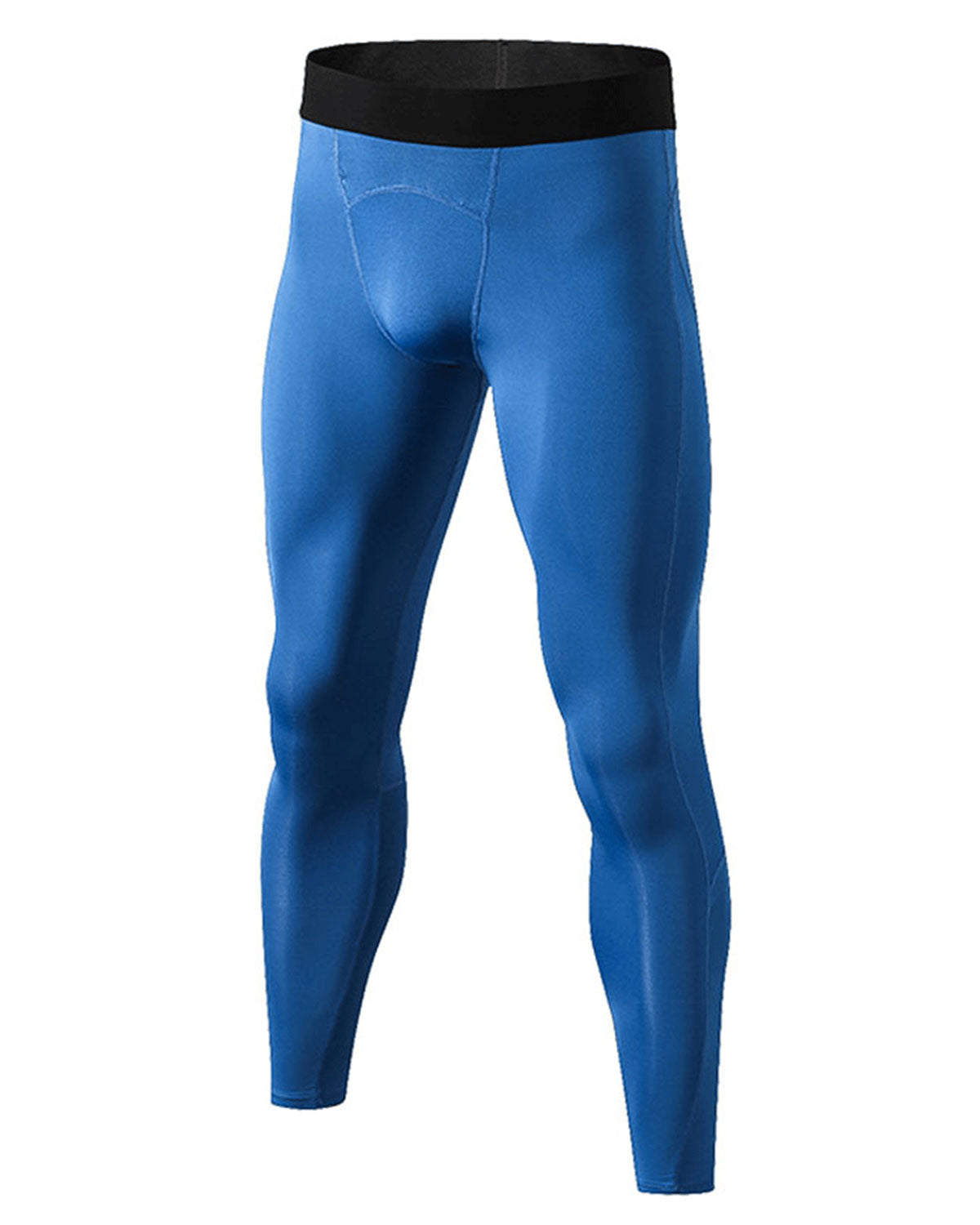 Mens Compression Running Leggings Athletic Tights with Phone Pocket LANBAOSI