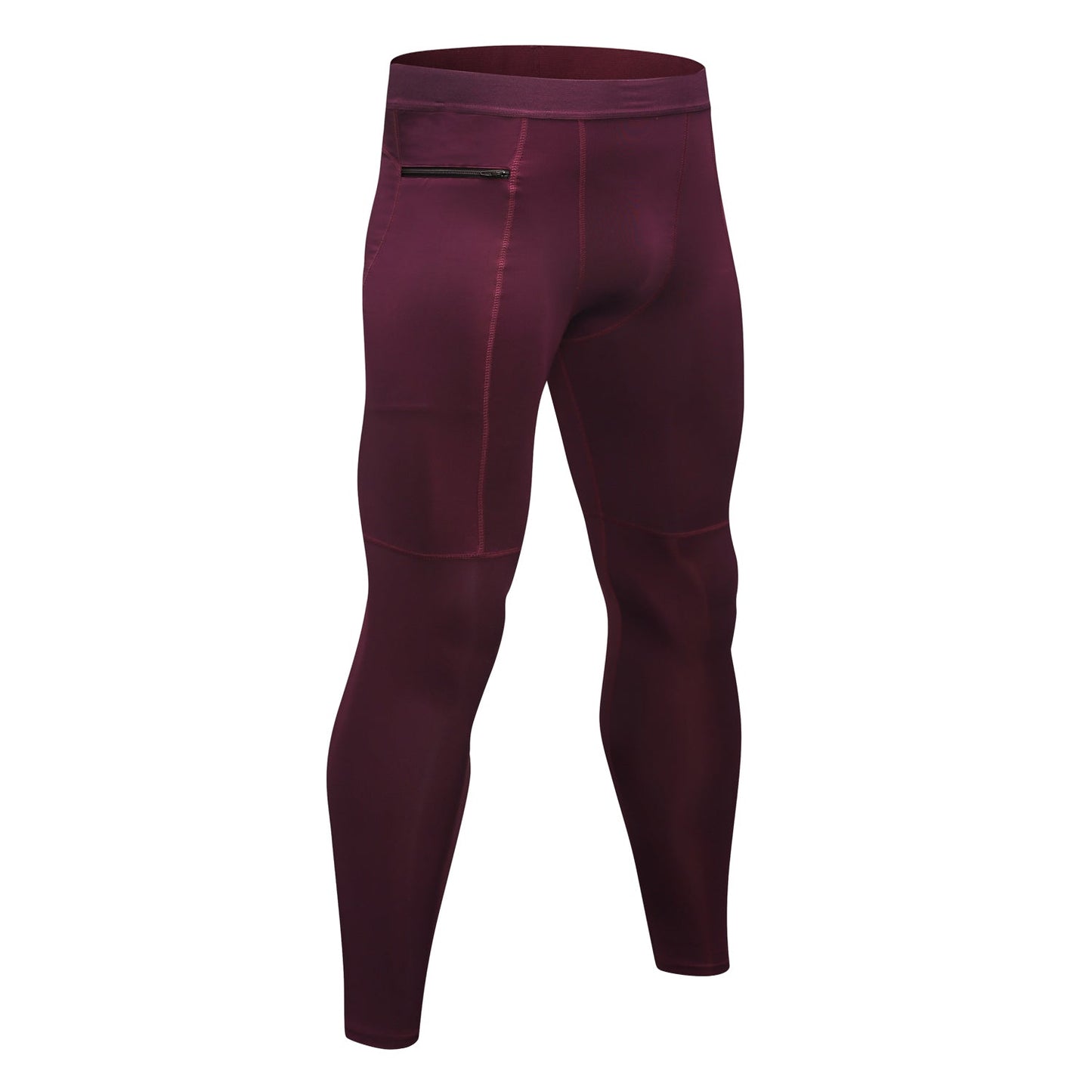 Mens Comprssion Pants with Pockets Workout Clothes Gym Fitness Leggings Running Yoga Tights Thermal Baselayer Underwear LANBAOSI