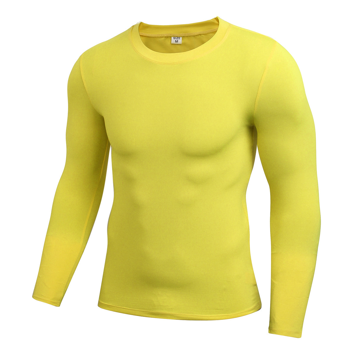 Mens Long Sleeve Quick Dry Compression Shirts Running Baselayer athletic Top LANBAOSI