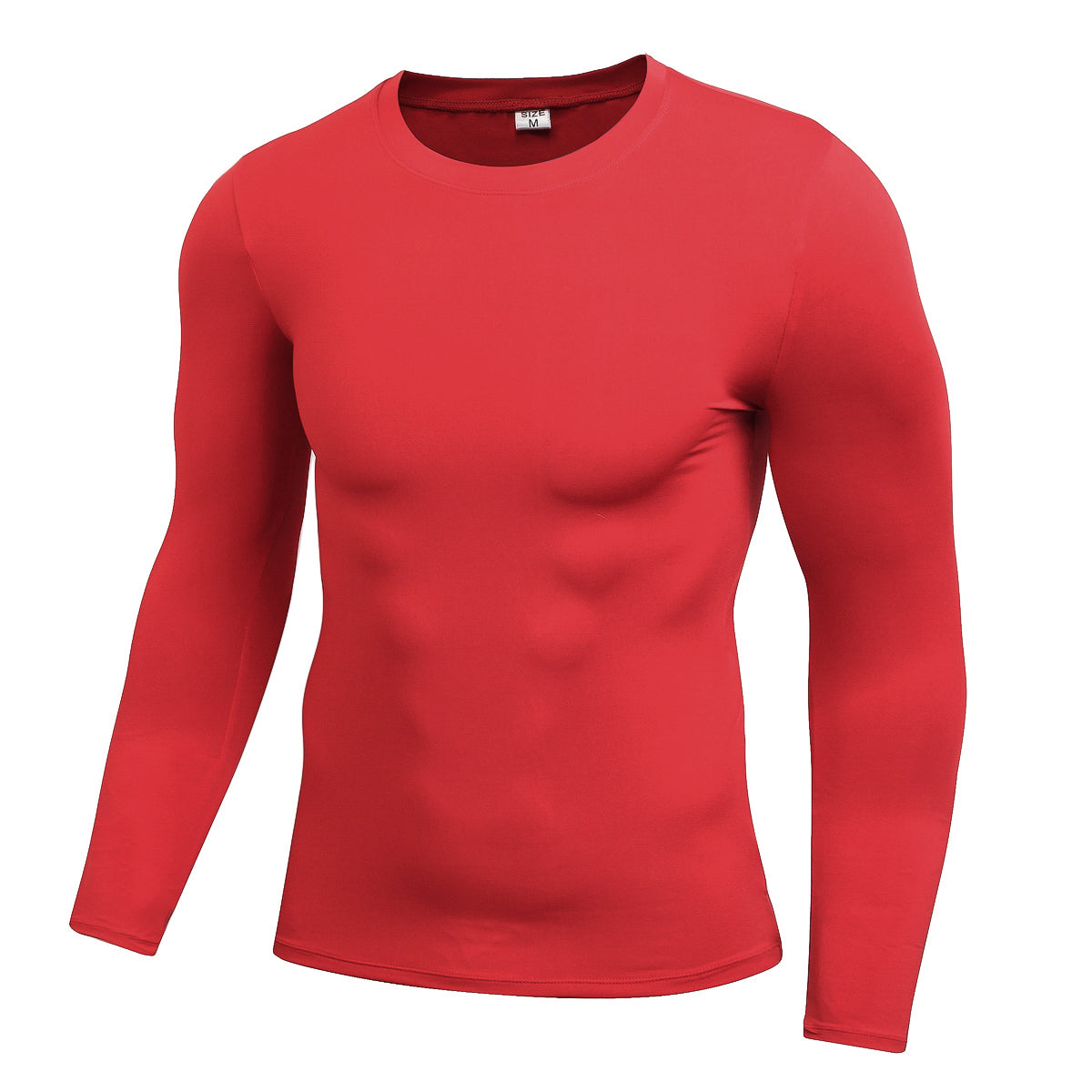 Mens Long Sleeve Quick Dry Compression Shirts Running Baselayer athletic Top LANBAOSI