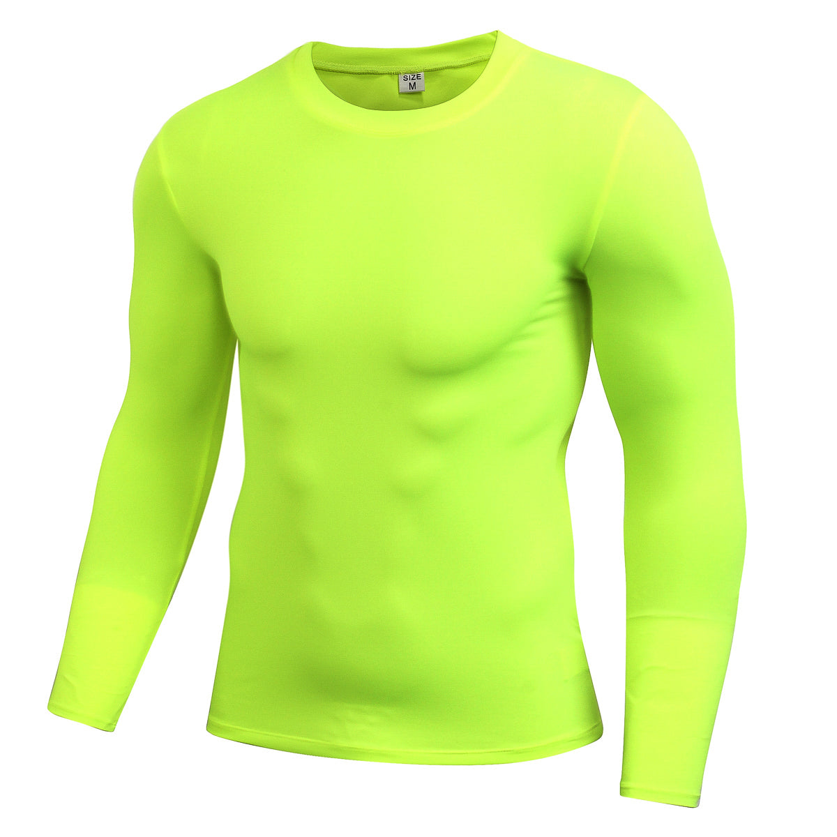 Mens Long Sleeve Quick Dry Compression Shirts Running Baselayer athletic Top LANBAOSI