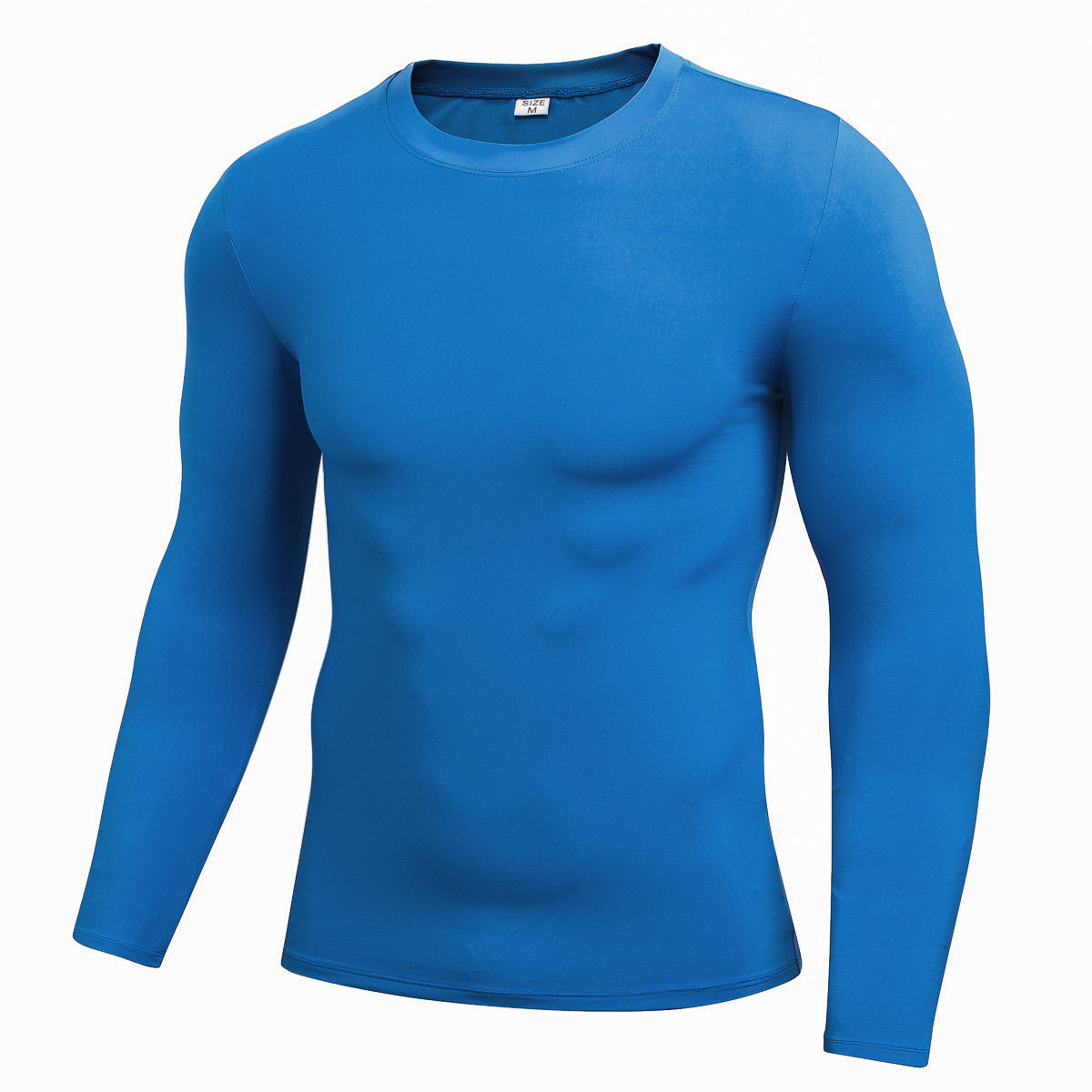 Mens Long Sleeve Quick Dry Compression Shirts Running Baselayer athletic Top LANBAOSI