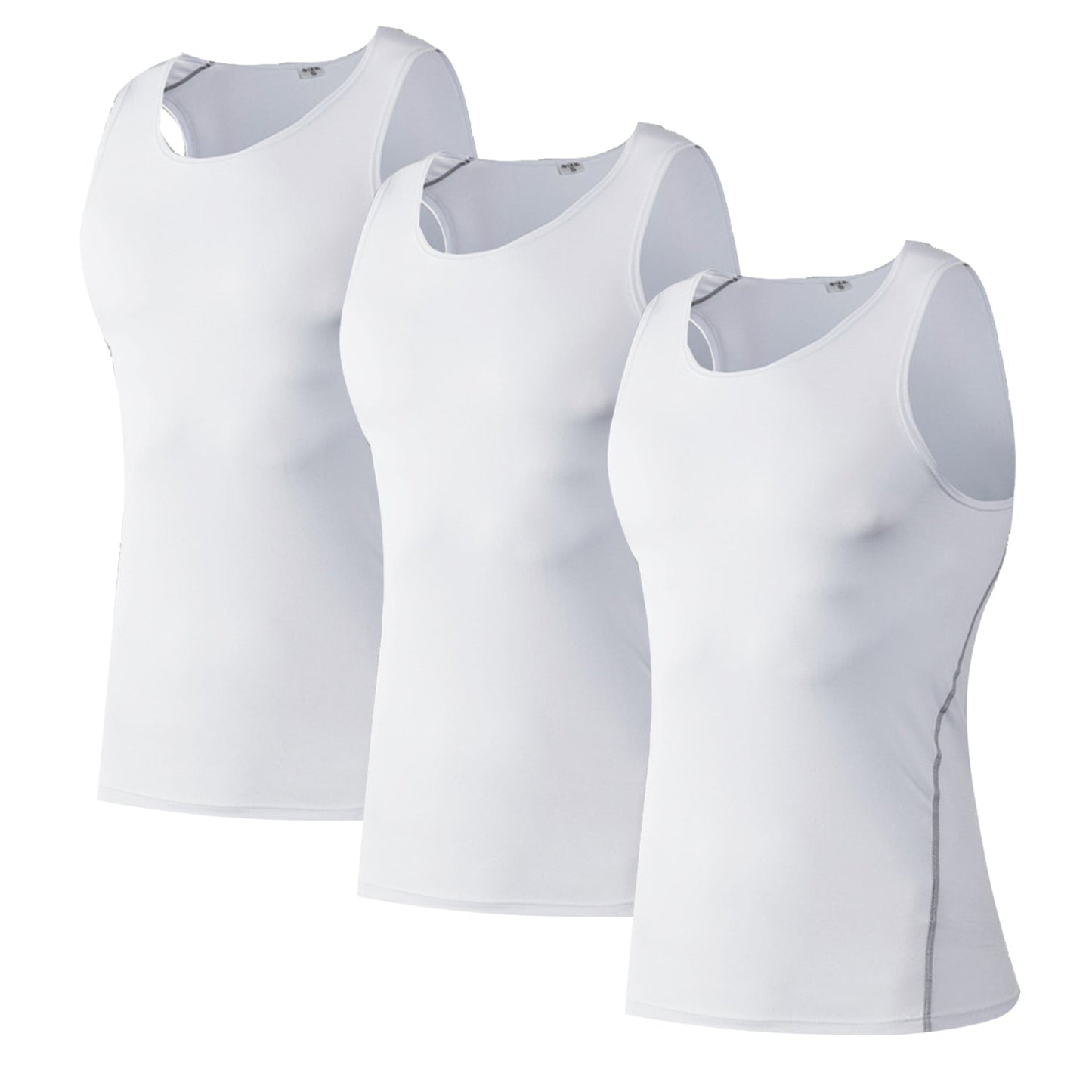 Mens Sleeveless Compression Undershirts Cool Dry Baselayer Tank Top LANBAOSI