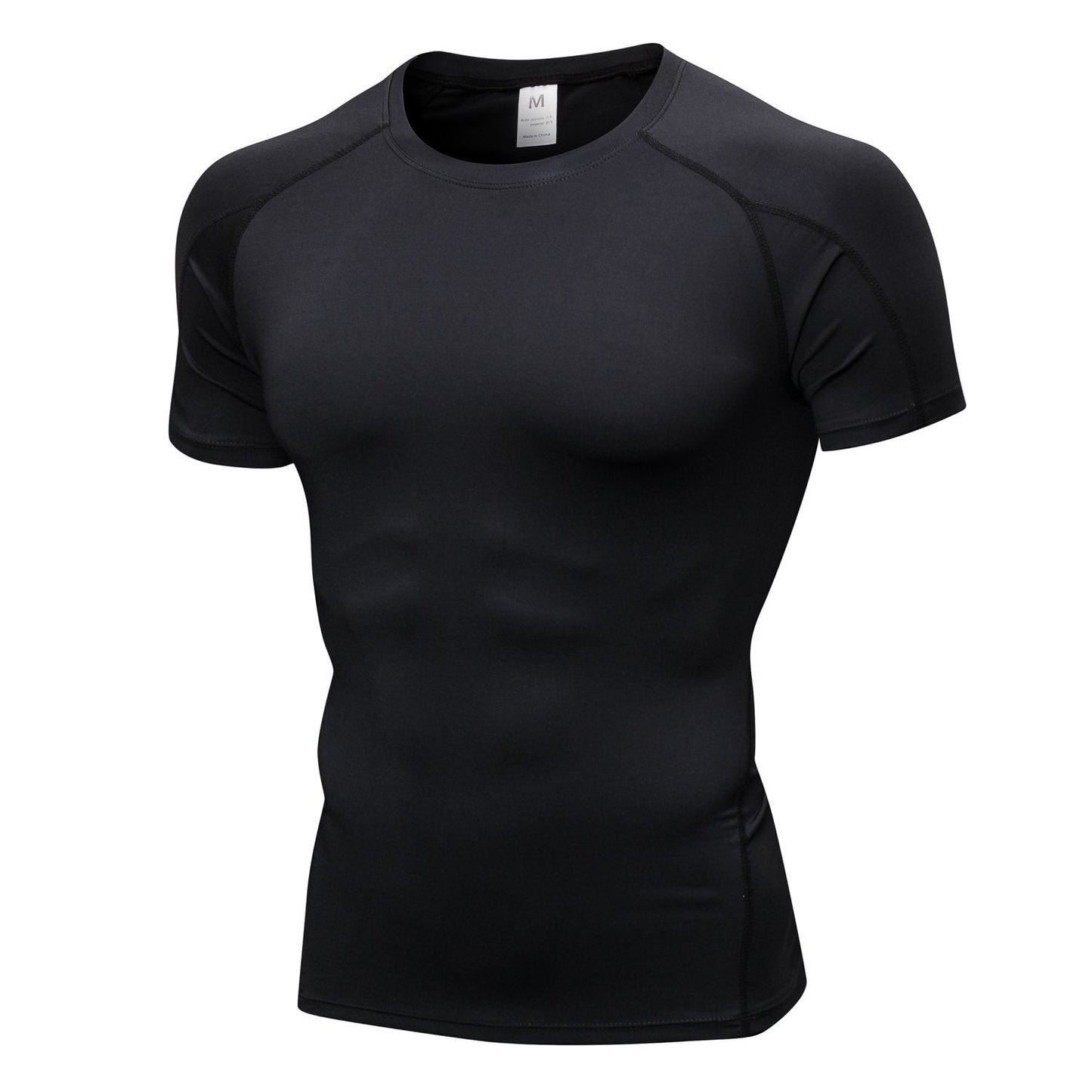 Running Tops for Men Short Sleeve Sports T-Shirts Male Fitness Athletic Base Layers Compression Top Quick Dry Clothing for Gym LANBAOSI