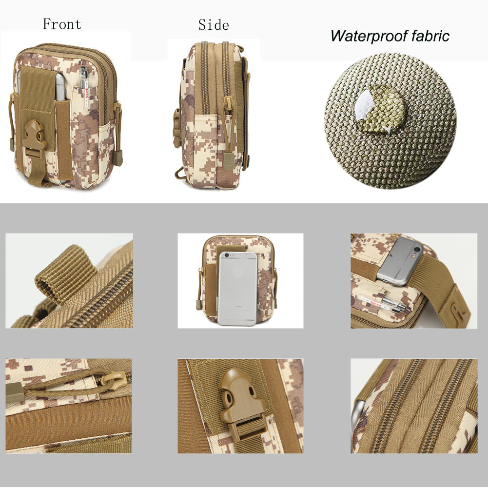 Tactical Molle EDC Pouch 1000D Moltipurpose Gadget Belt Waist Bag LANBAOSI